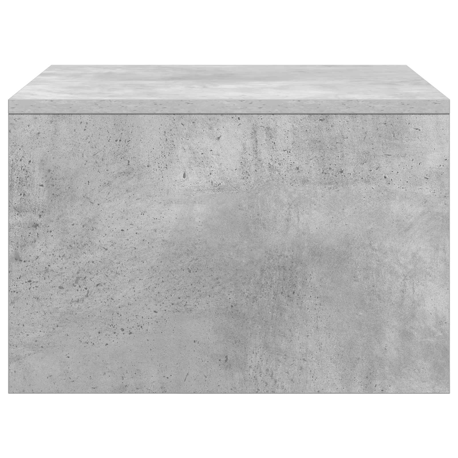 Birou montat pe perete Pe perete Gri din beton 60 x 45 x 30 cm GartenMobel Dekor