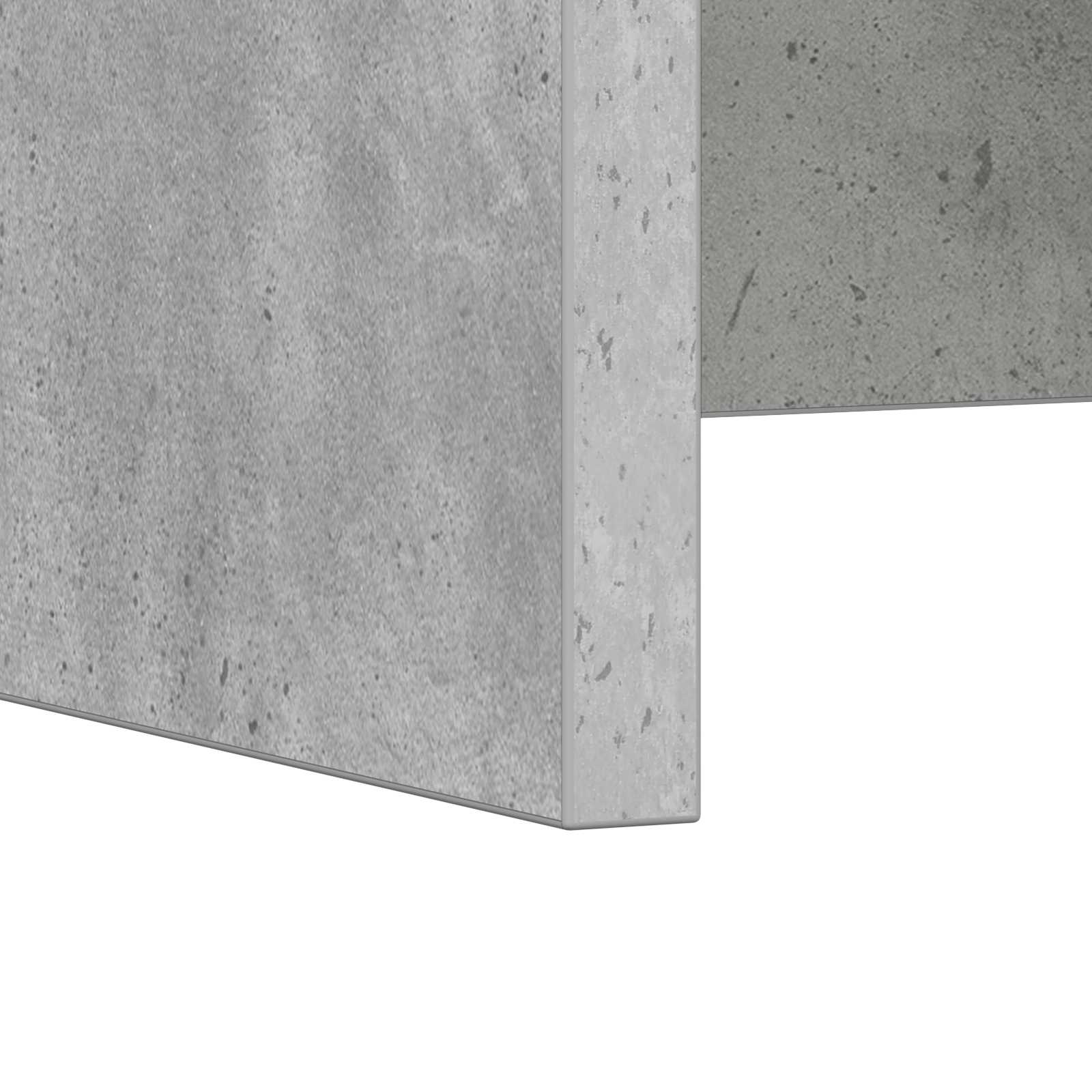 Birou montat pe perete Pe perete Gri din beton 60 x 45 x 30 cm GartenMobel Dekor