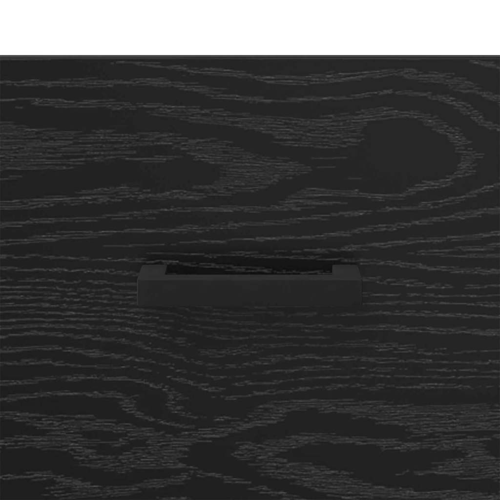 Dulap de noapte Stejar Negru 40 x 40 x 66 cm Lemn compozit GartenMobel Dekor