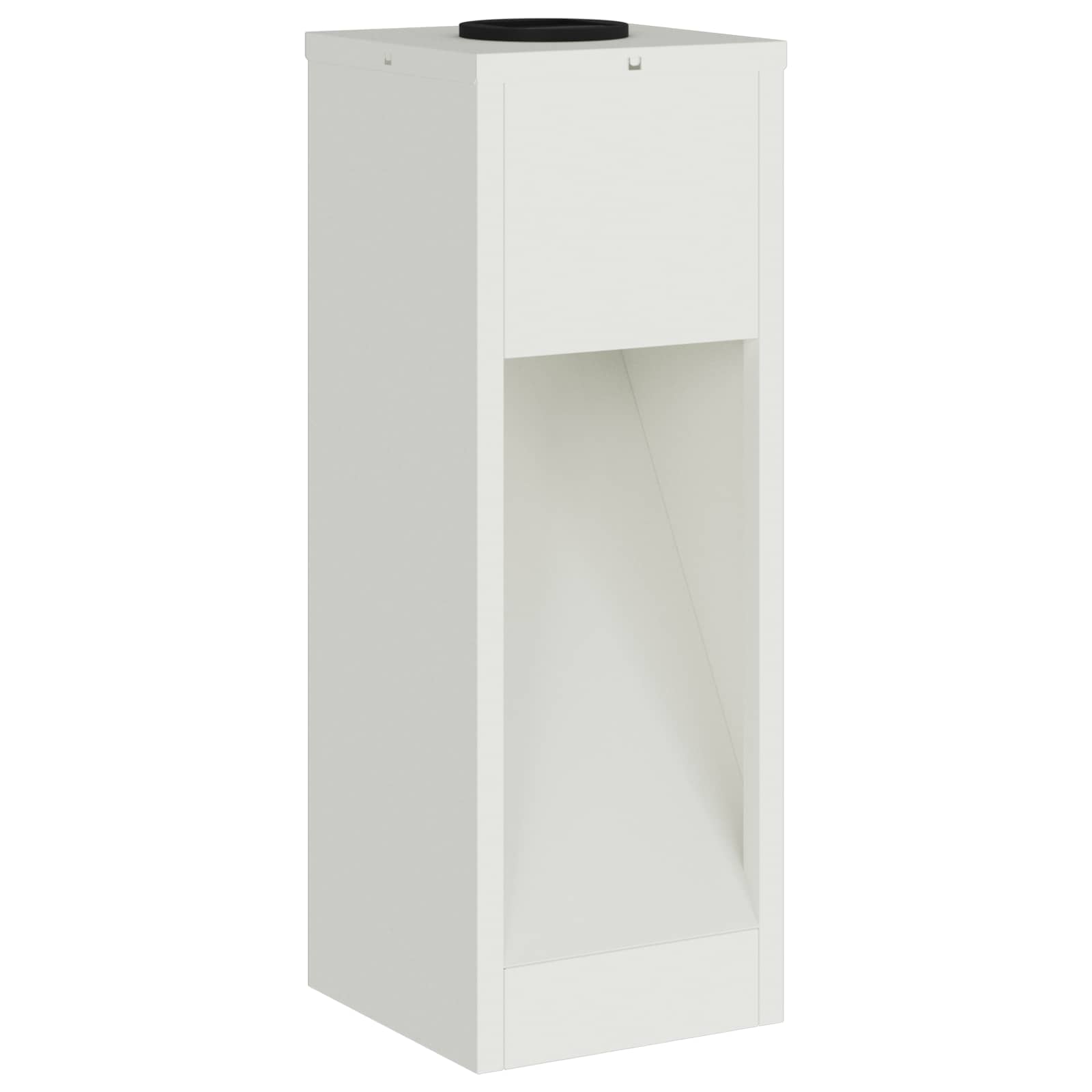 Lampa de parcurs LED solar 2 pcs Alb Oțel laminat la rece GartenMobel Dekor