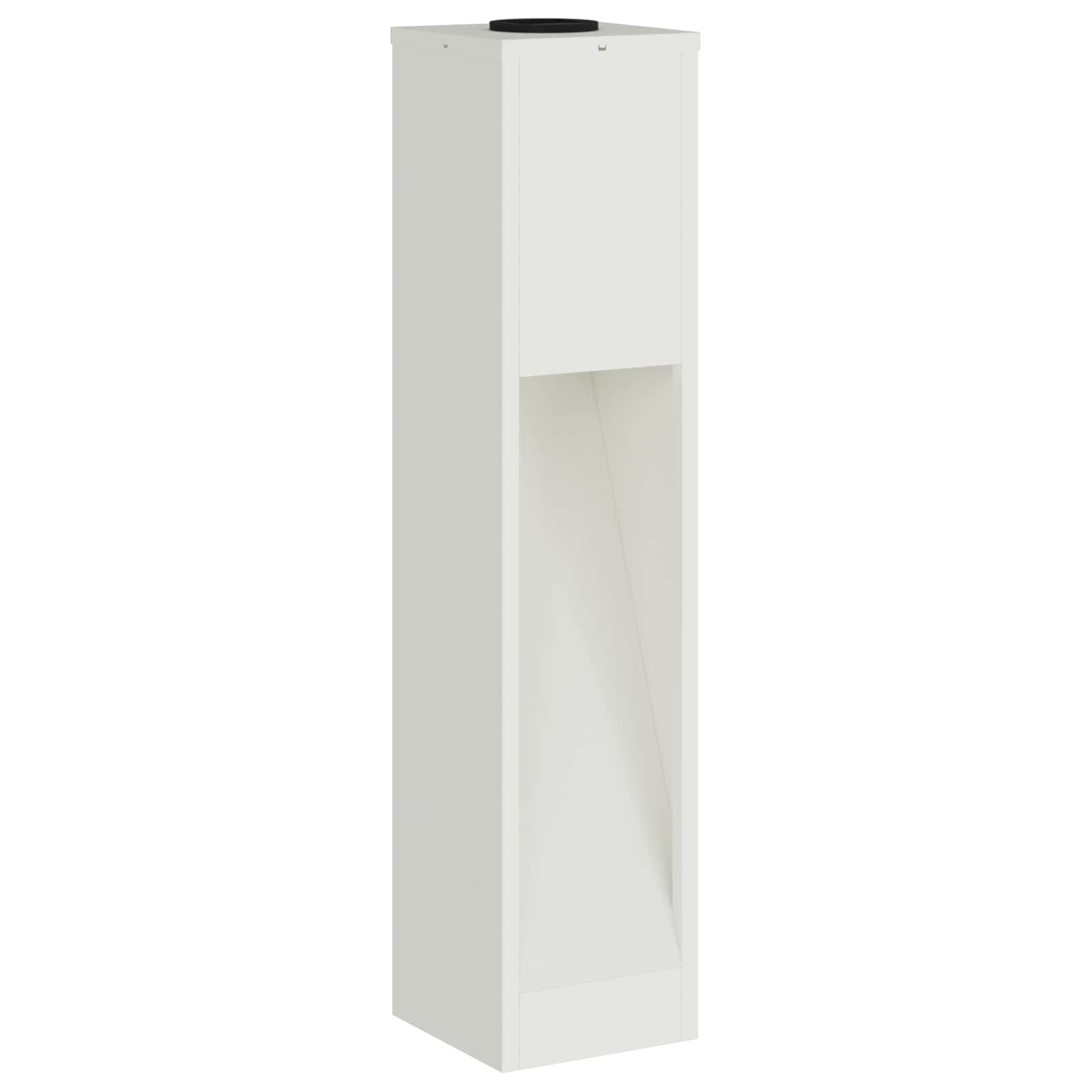 Lampa de parcurs LED solar 2 pcs Alb Oțel laminat la rece GartenMobel Dekor