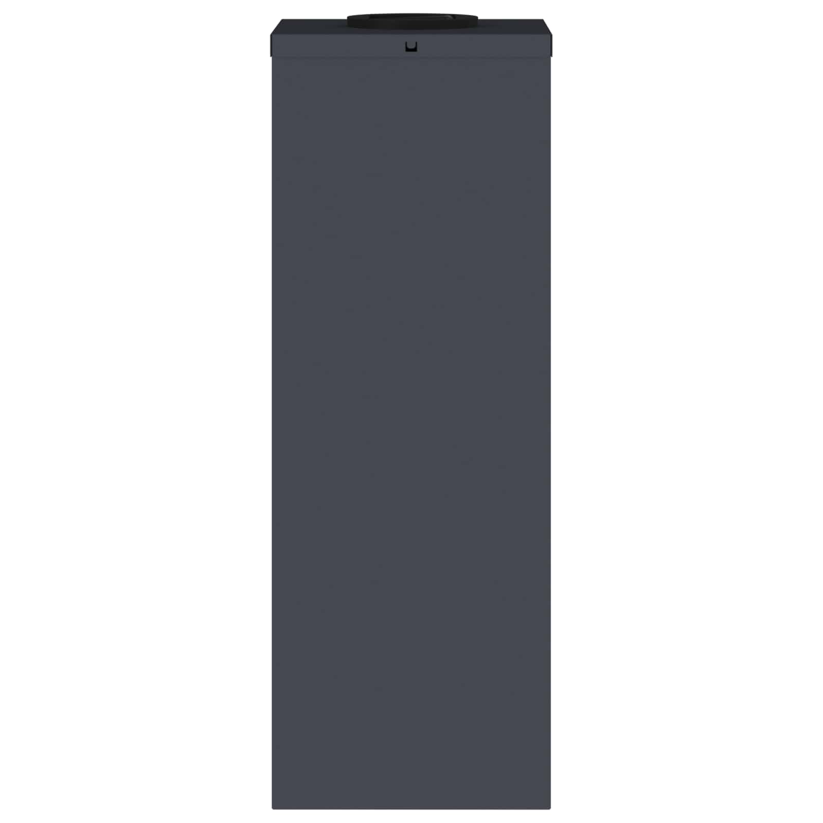 Lampa de parcurs LED solar 2 pcs Antracit Oțel laminat la rece GartenMobel Dekor