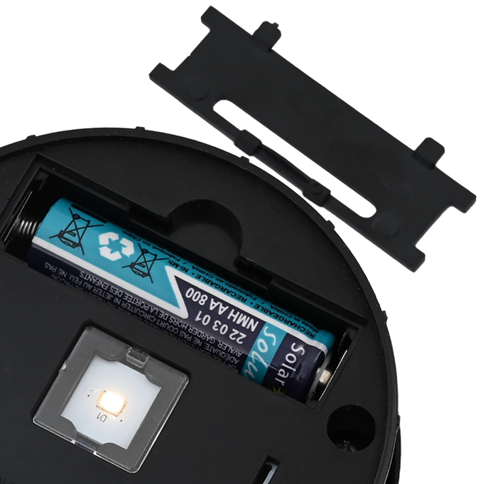 Lampa de parcurs LED solar 2 pcs Antracit Oțel laminat la rece GartenMobel Dekor