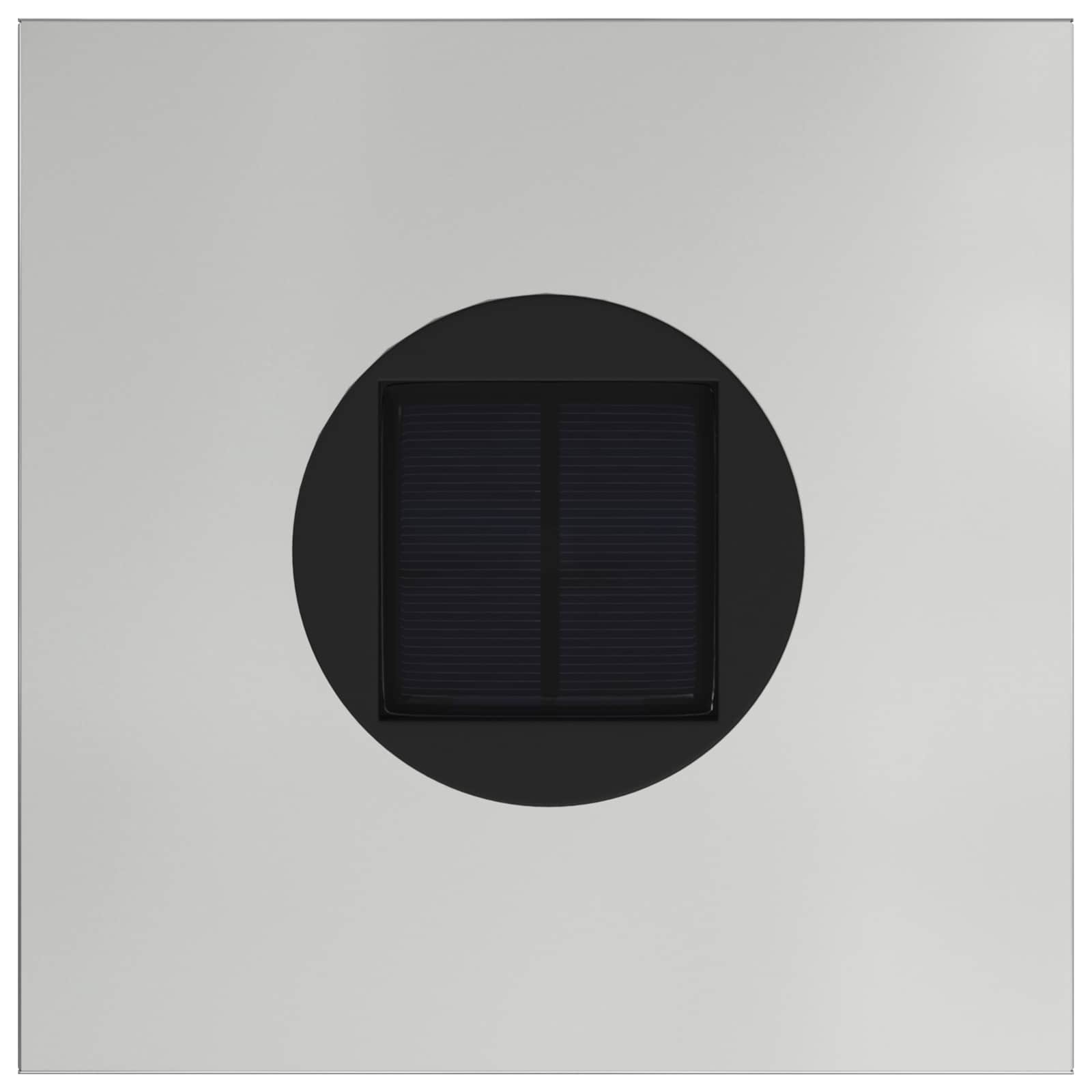 Lampa de parcurs LED solar 2 pcs Galvanizat Galvanizat GartenMobel Dekor