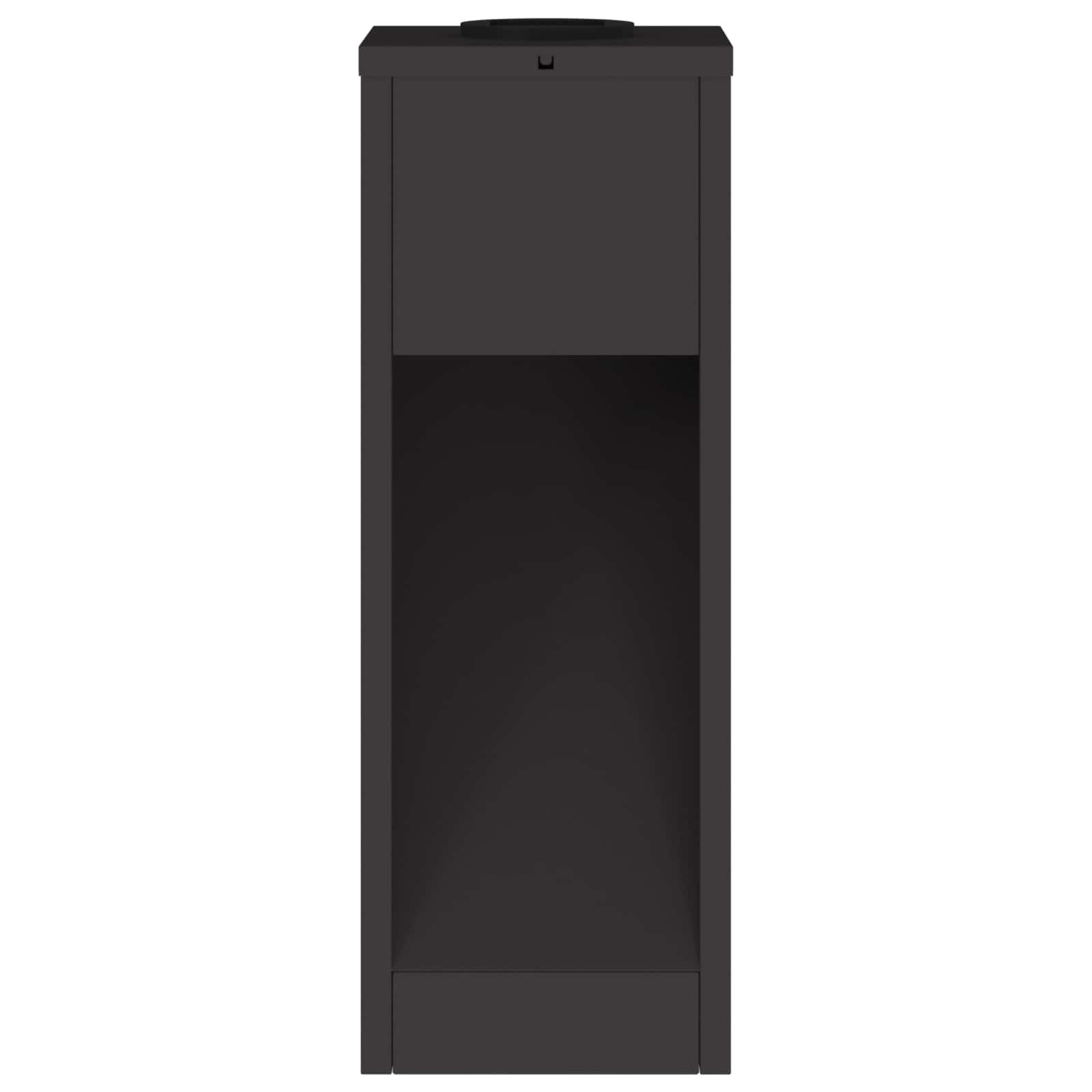 Lampa de parcurs LED solar 2 pcs Negru Oțel laminat la rece GartenMobel Dekor