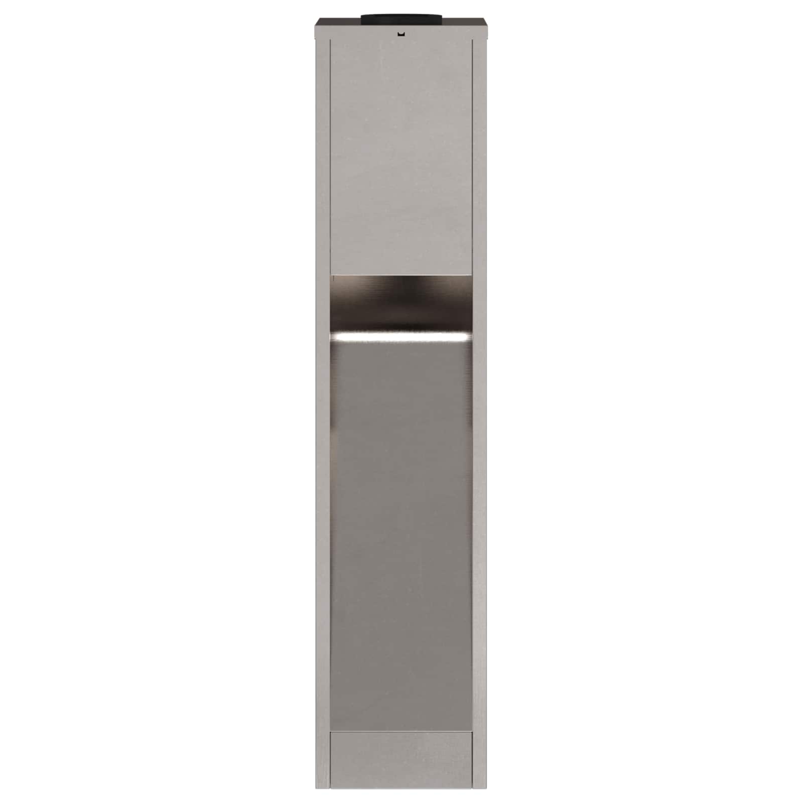 Lampa de parcurs LED solar 2 pcs Oţel inoxidabil GartenMobel Dekor