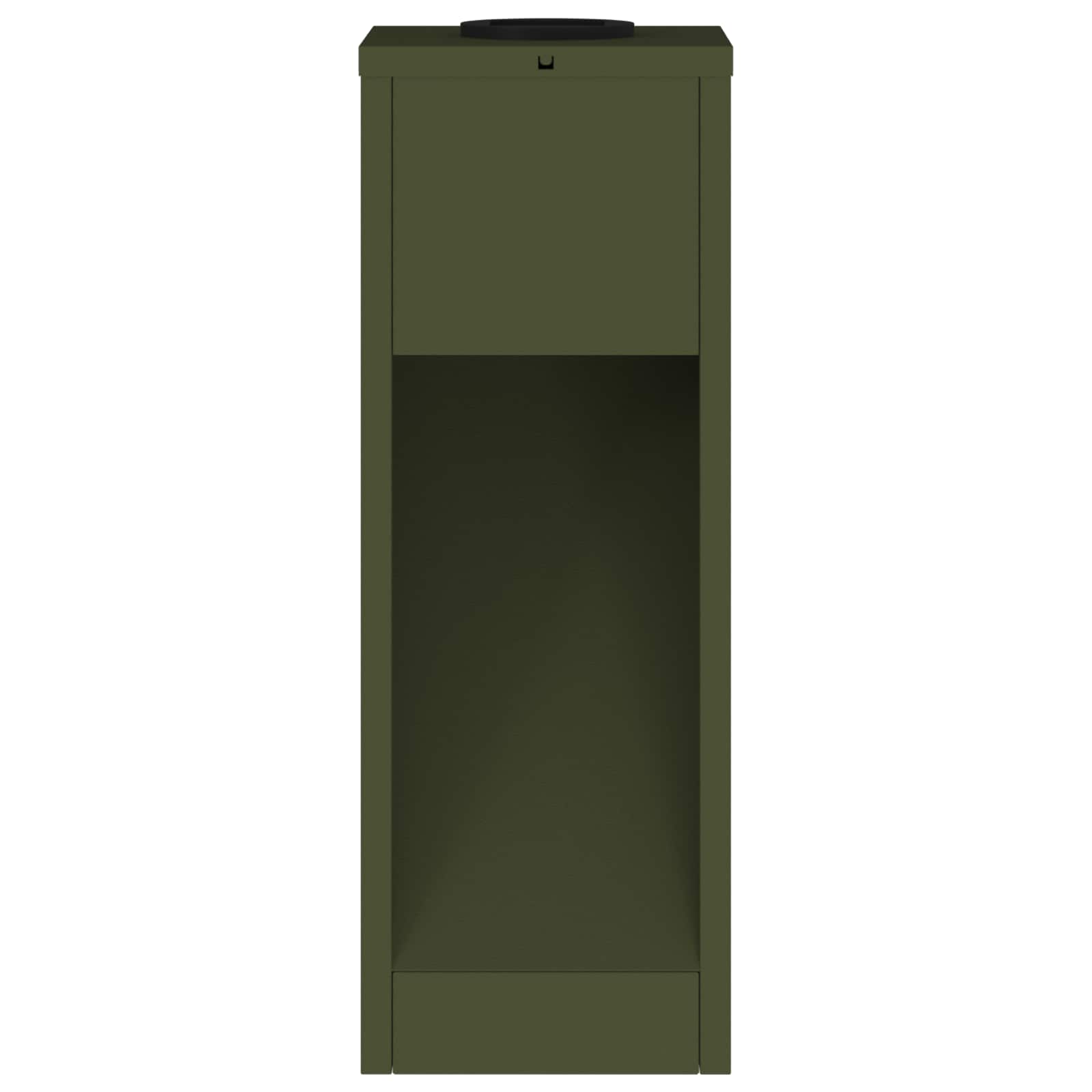 Lampa de parcurs LED solar 2 pcs Verde măsliniu GartenMobel Dekor