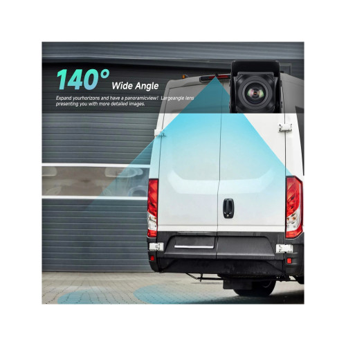 Camera pentru mers inapoi cu lampa de frana compatibila Iveco Daily 2015–2017 Cod: A4129 Automotive TrustedCars