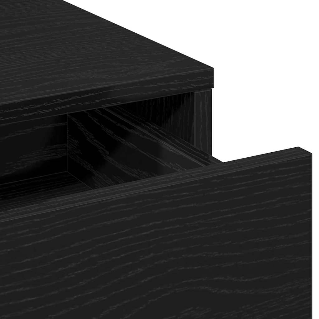 Masă de Machiaj Stejar Negru 50 x 41 x 140 cm Lemn compozit GartenMobel Dekor