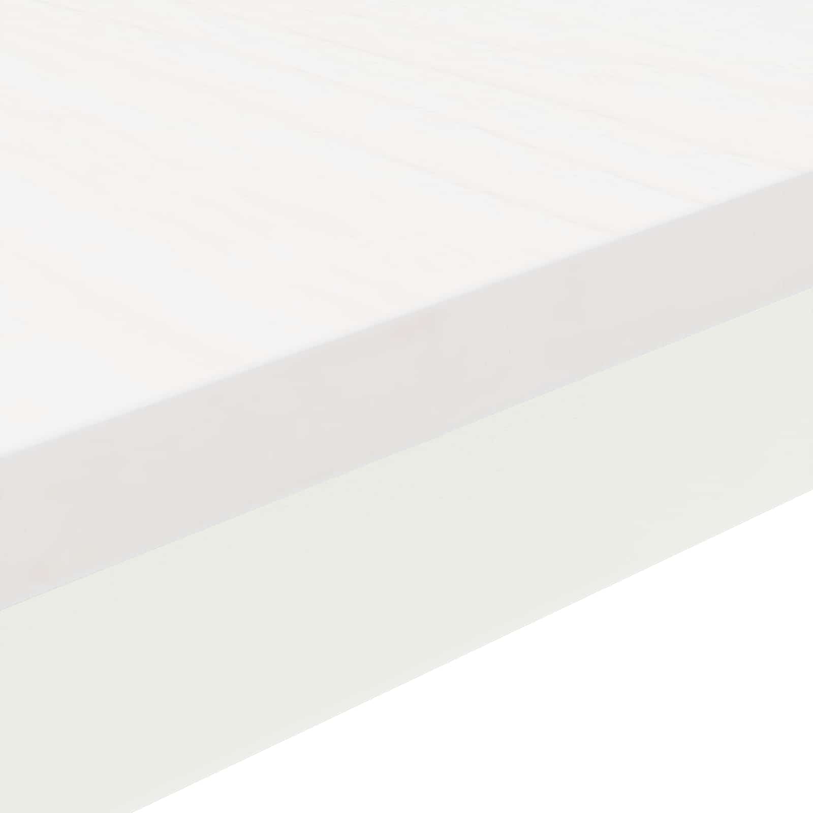 Masă de cafea Alb 100 x 50 x 45 cm Lemn de pin masiv GartenMobel Dekor