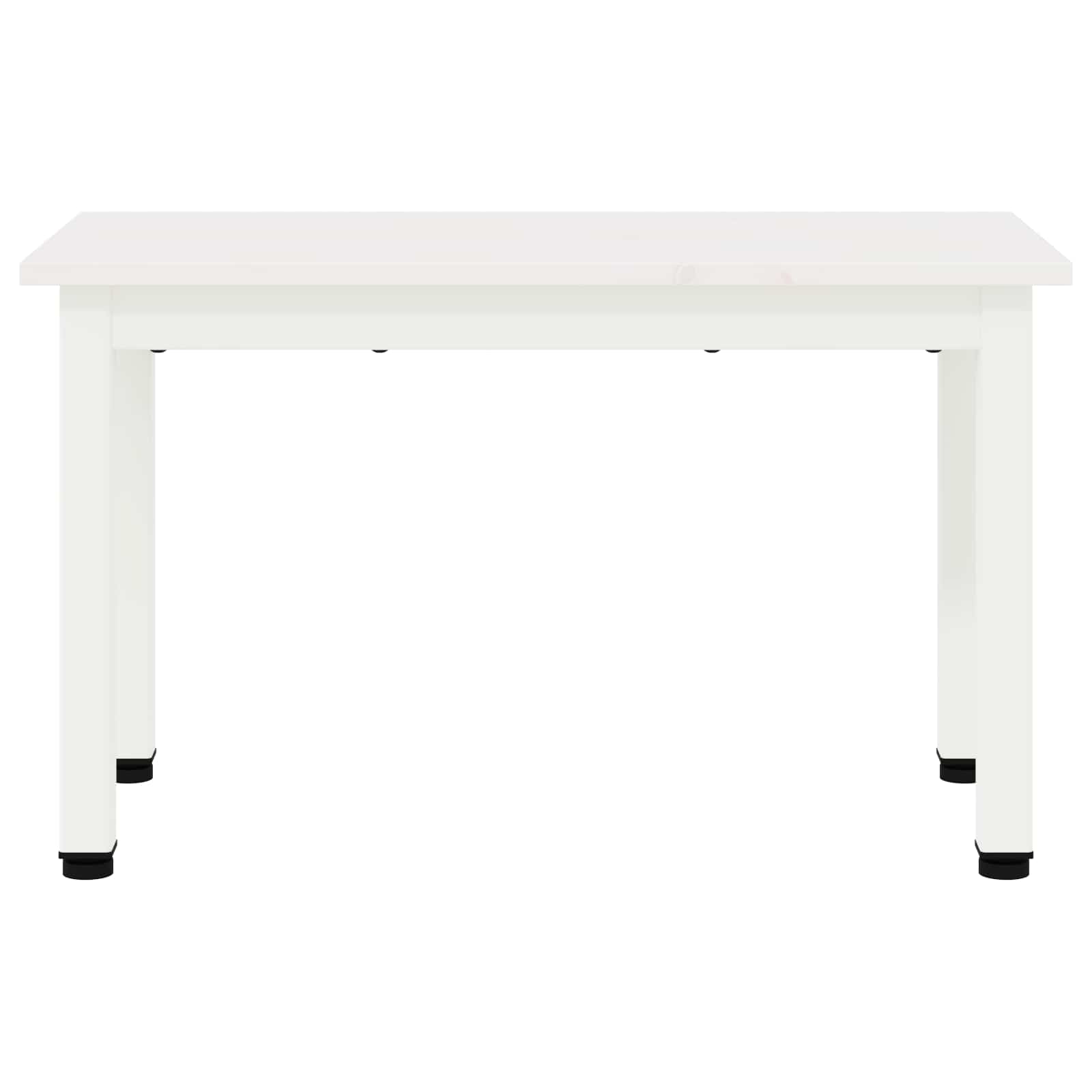 Masă de cafea Alb 60 x 30 x 36 cm Lemn de pin masiv GartenMobel Dekor