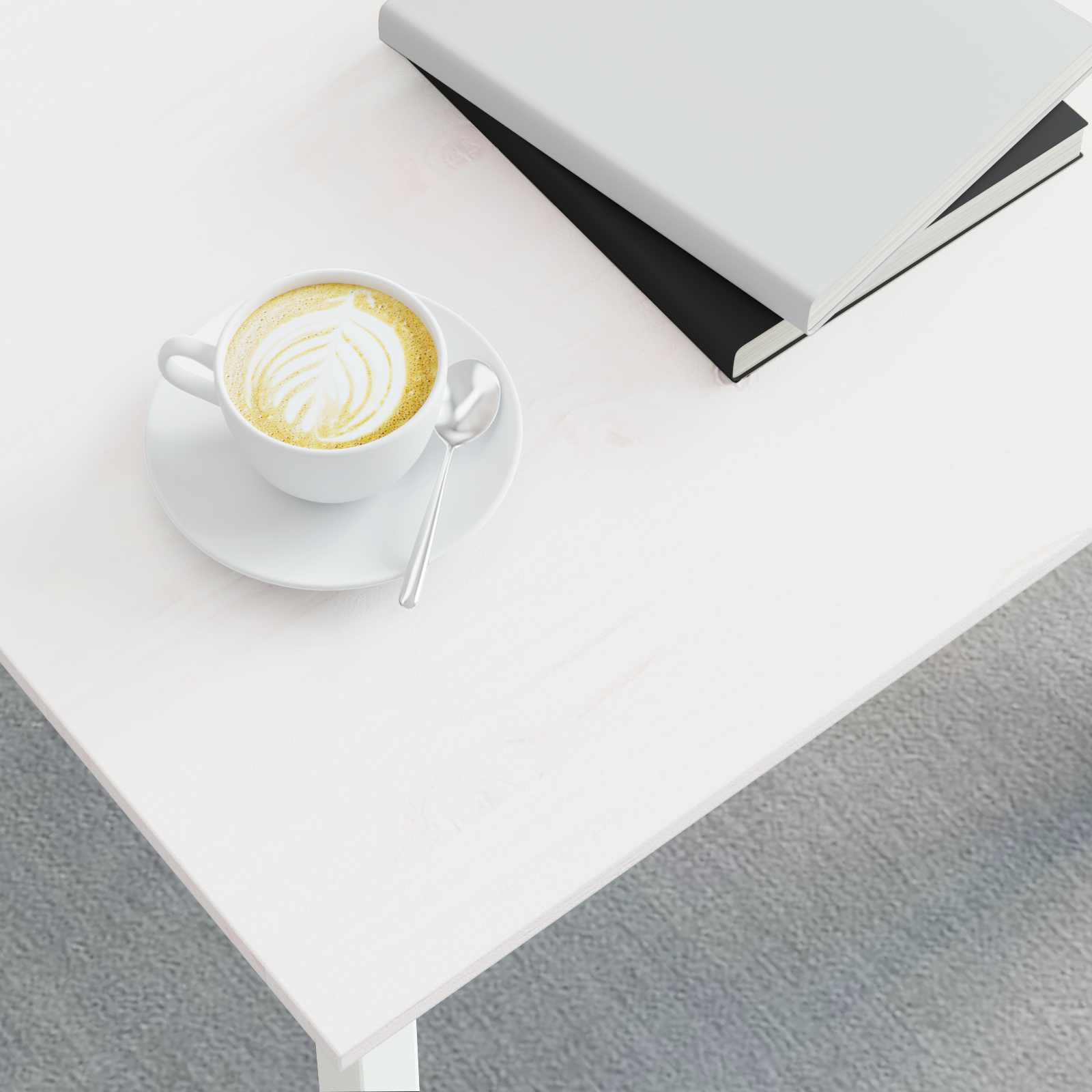 Masă de cafea Alb 60 x 50 x 36 cm Lemn de pin masiv GartenMobel Dekor