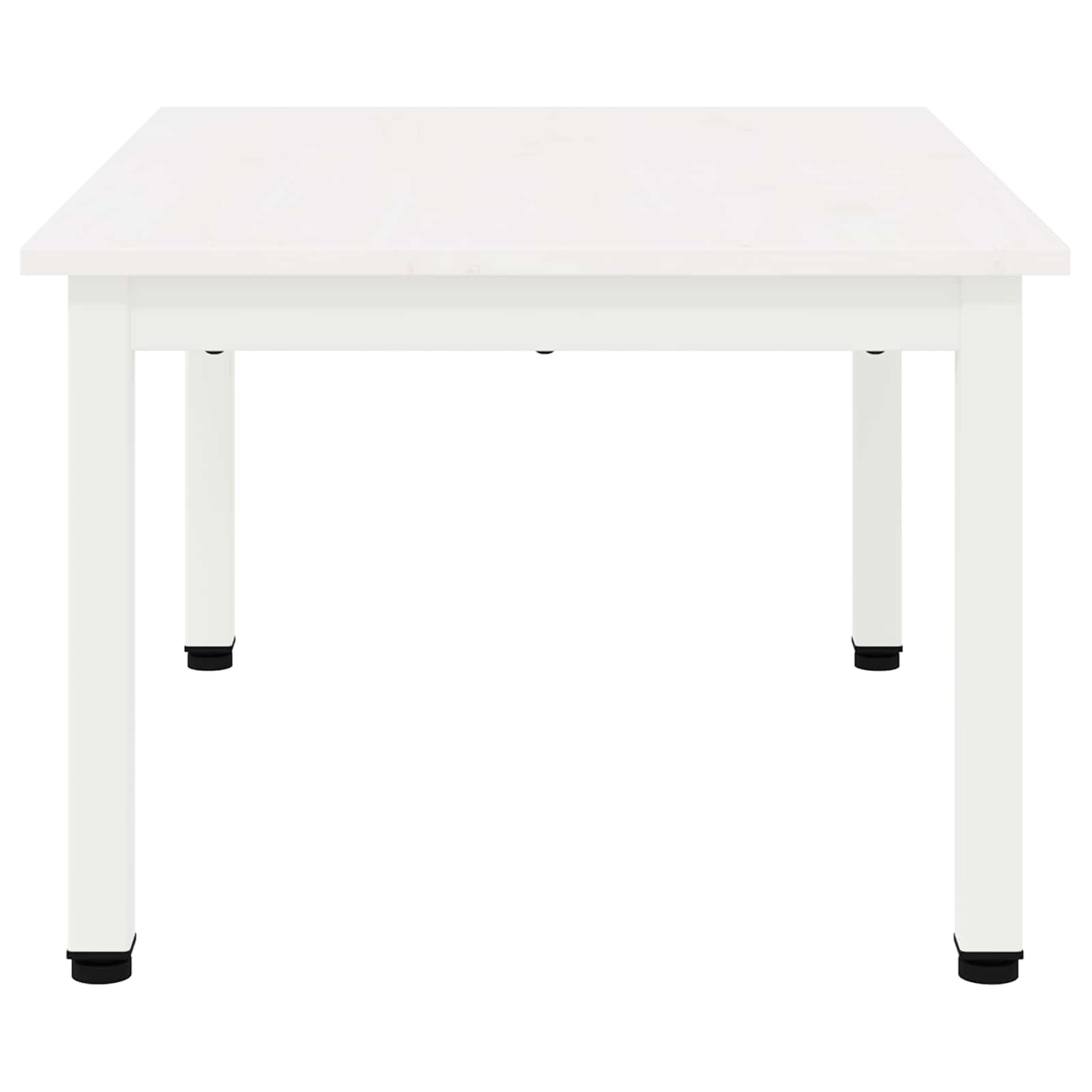 Masă de cafea Alb 60 x 50 x 36 cm Lemn de pin masiv GartenMobel Dekor