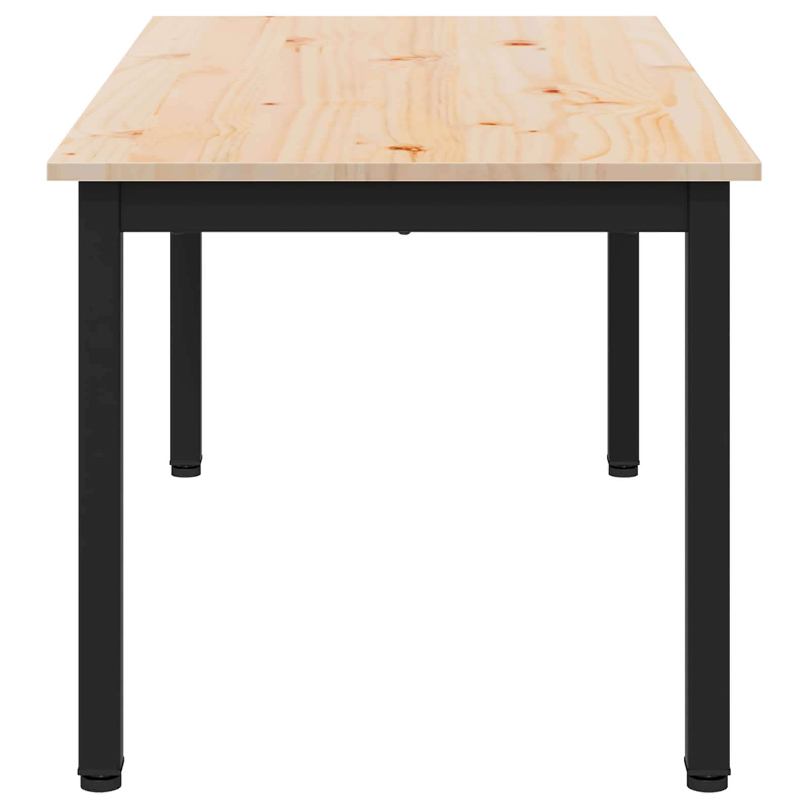 Masă de cafea natural 100 x 50 x 45 cm Lemn de pin masiv GartenMobel Dekor