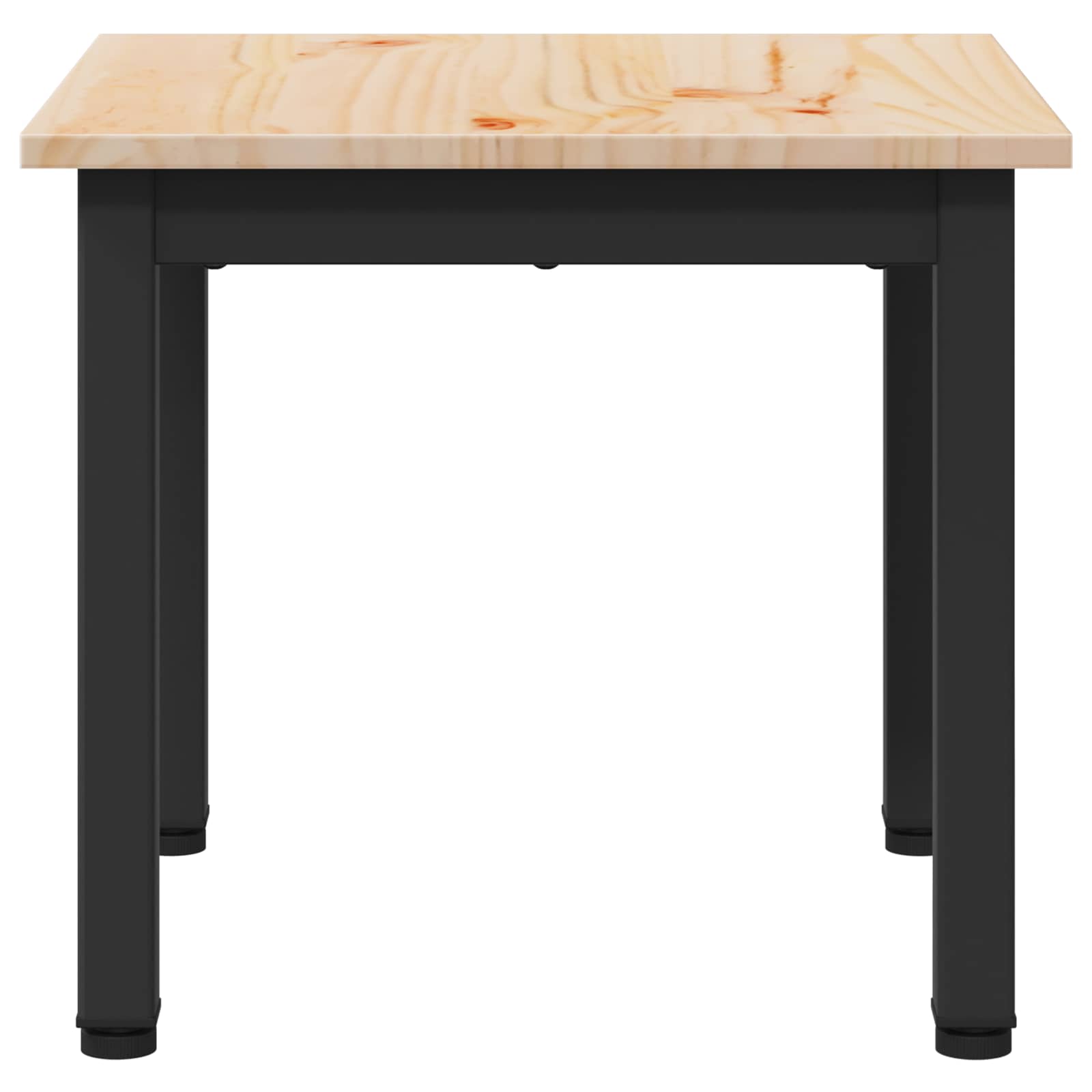 Masă de cafea natural 40 x 40 x 36 cm Lemn de pin masiv GartenMobel Dekor