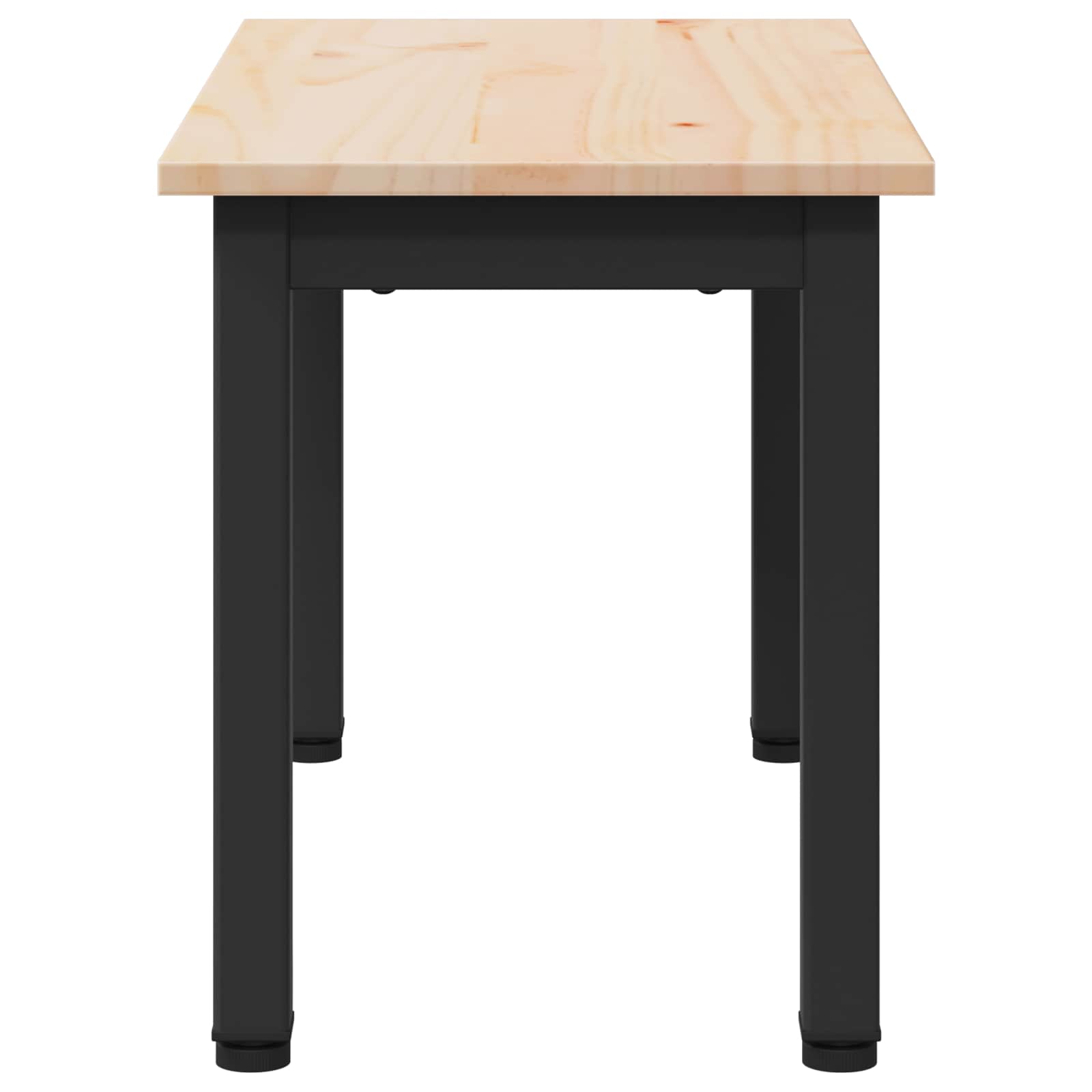 Masă de cafea natural 60 x 30 x 36 cm Lemn de pin masiv GartenMobel Dekor