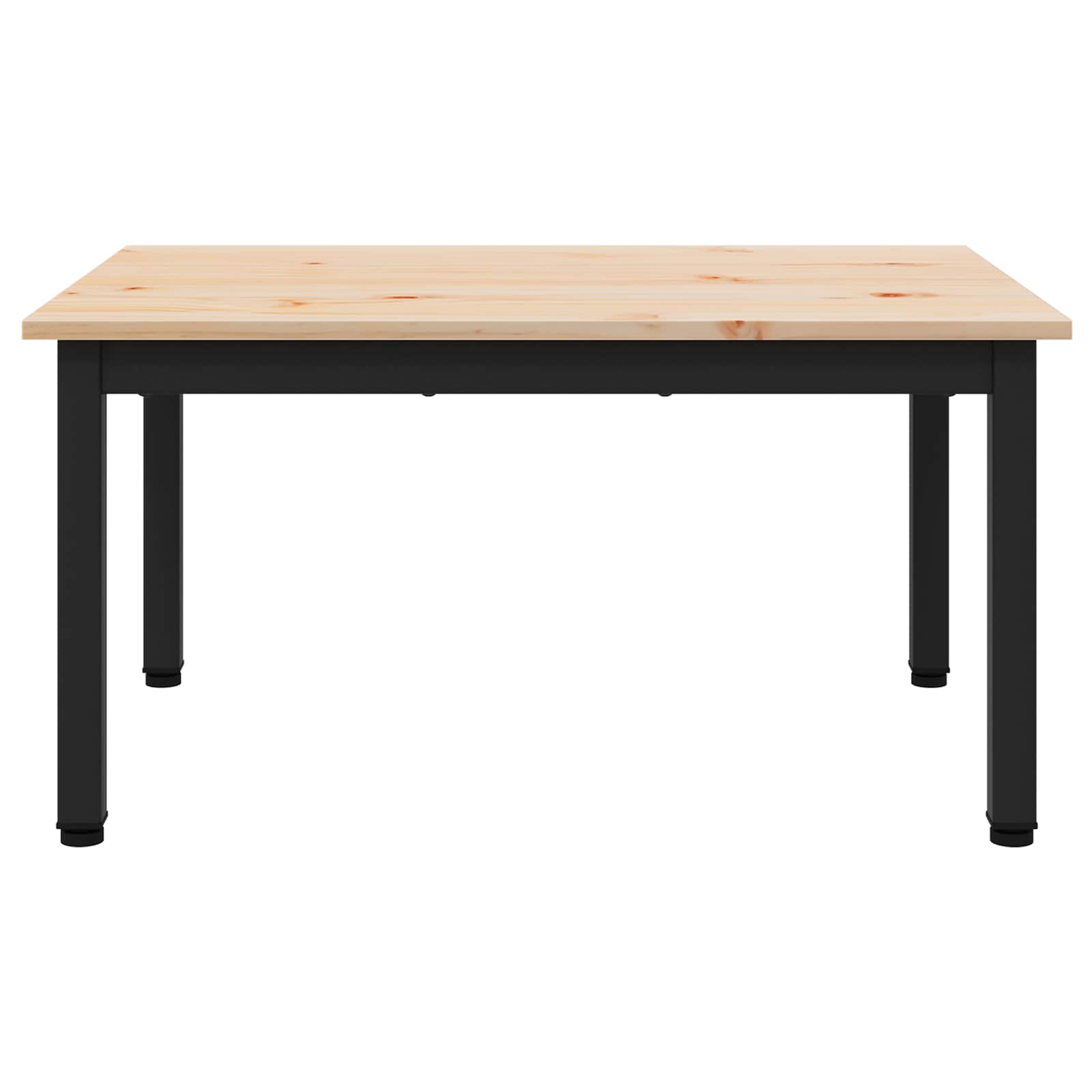 Masă de cafea natural 60 x 50 x 36 cm Lemn de pin masiv GartenMobel Dekor