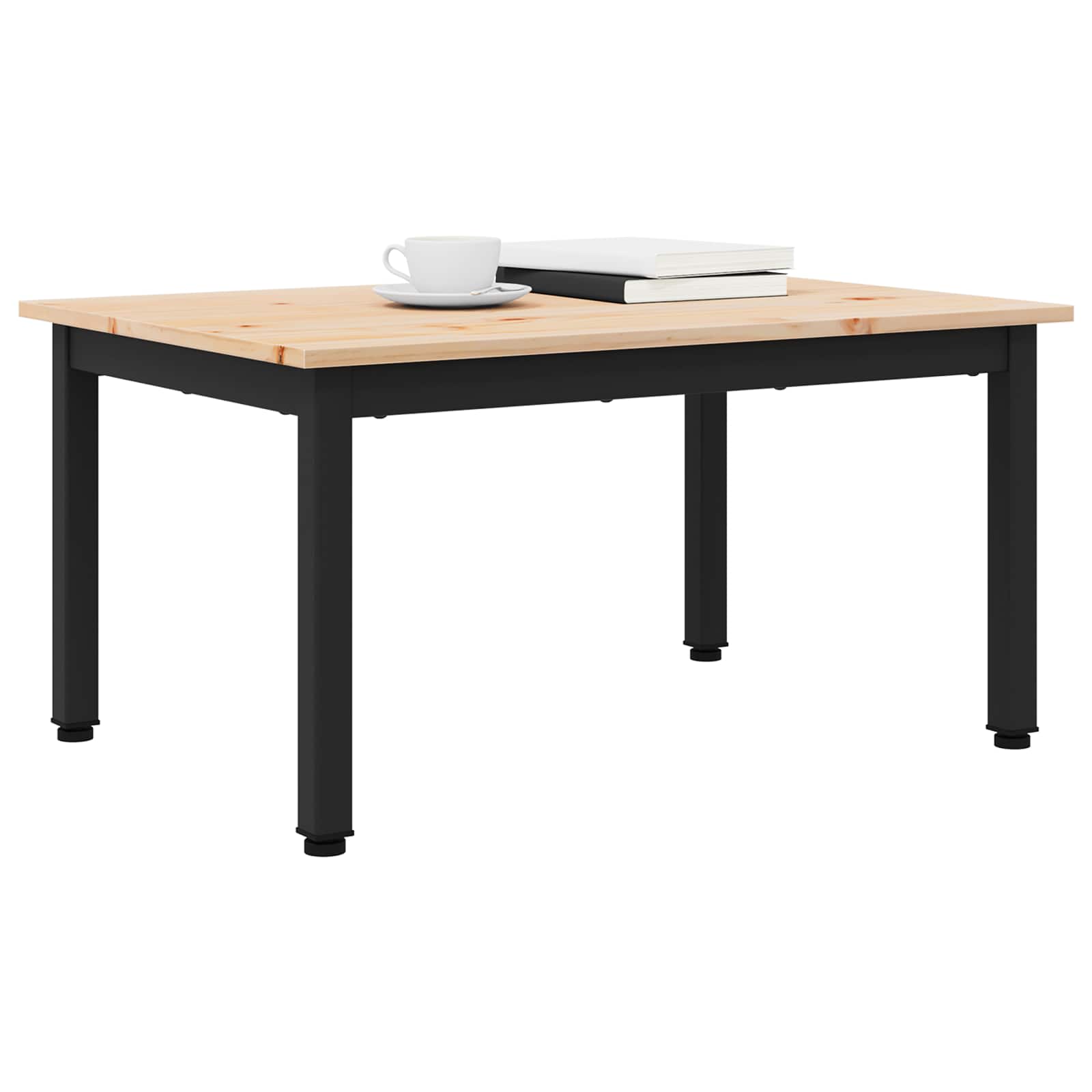 Masă de cafea natural 60 x 50 x 36 cm Lemn de pin masiv GartenMobel Dekor