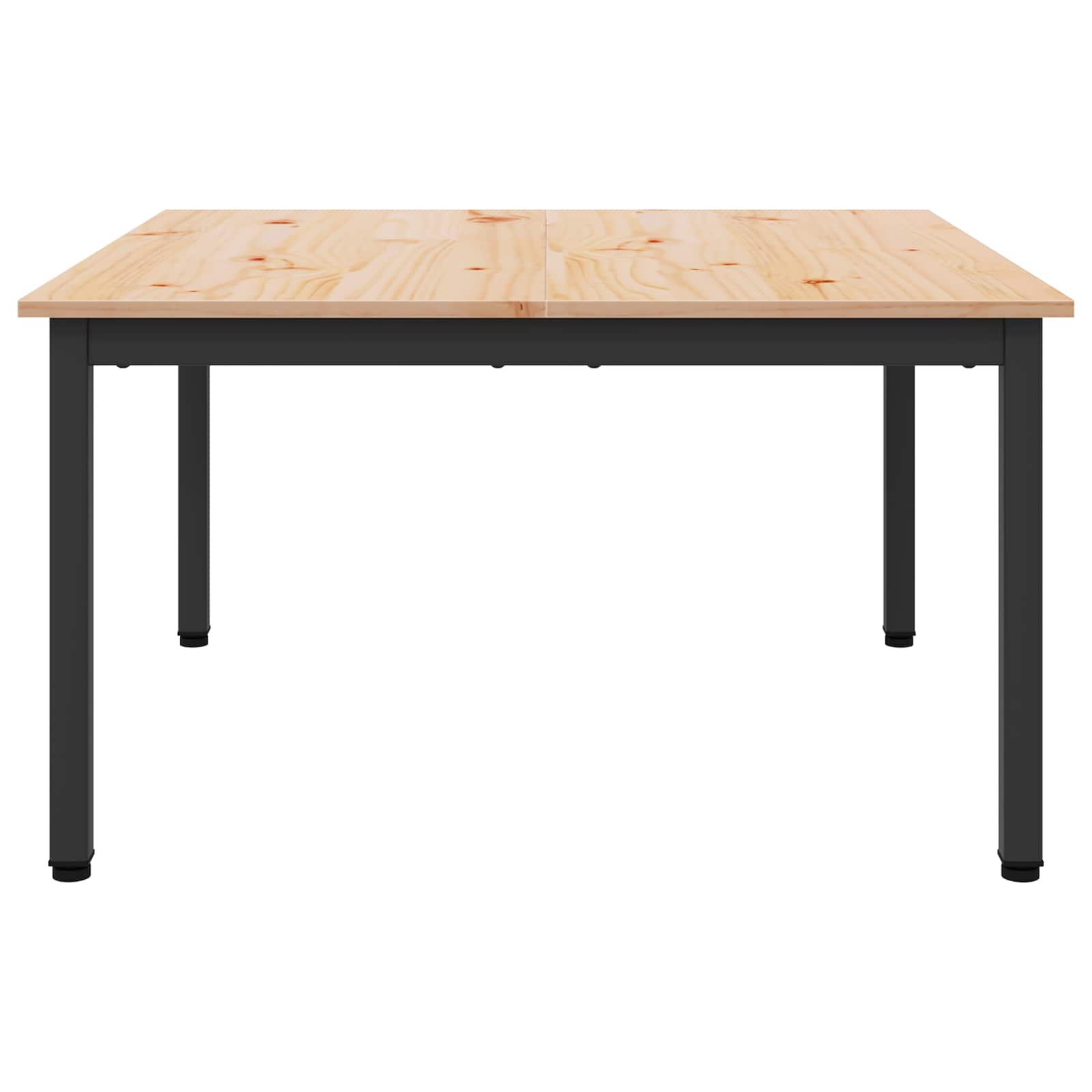 Masă de cafea natural 80 x 80 x 45 cm Lemn de pin masiv GartenMobel Dekor