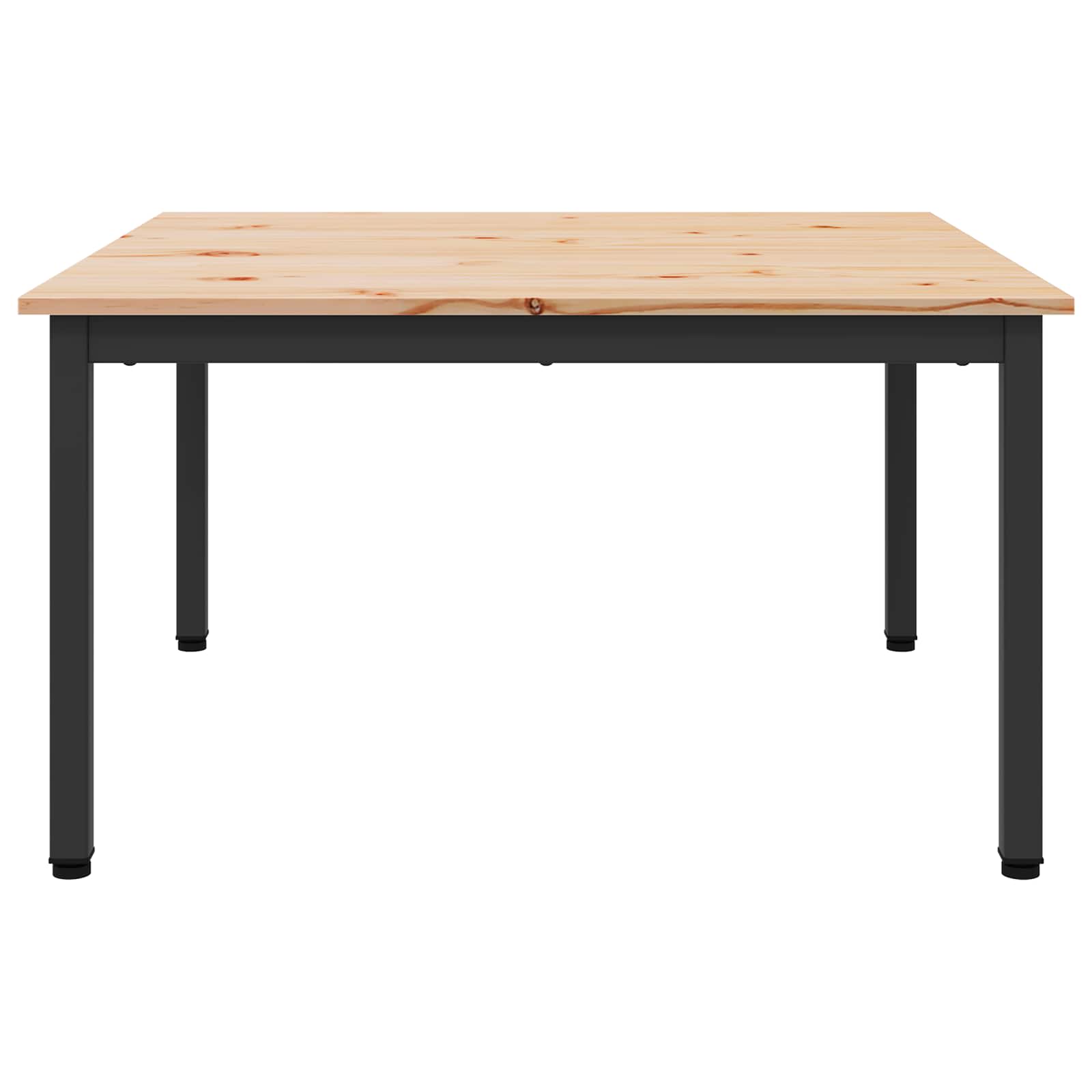 Masă de cafea natural 80 x 80 x 45 cm Lemn de pin masiv GartenMobel Dekor