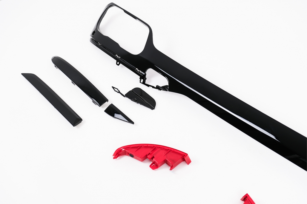 Pachet Exterior Aero BMW X6 G06 (2019-03.2023) M-Tech Black Knight Design Negru Lucios Performance AutoTuning