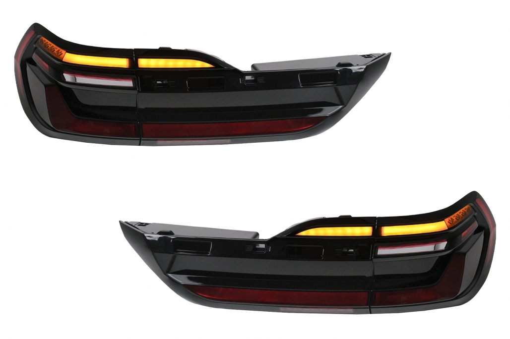 Pachet Exterior Aero BMW X7 G07 (2018-2022) M-Tech Black Knight Design Negru Lucios Performance AutoTuning