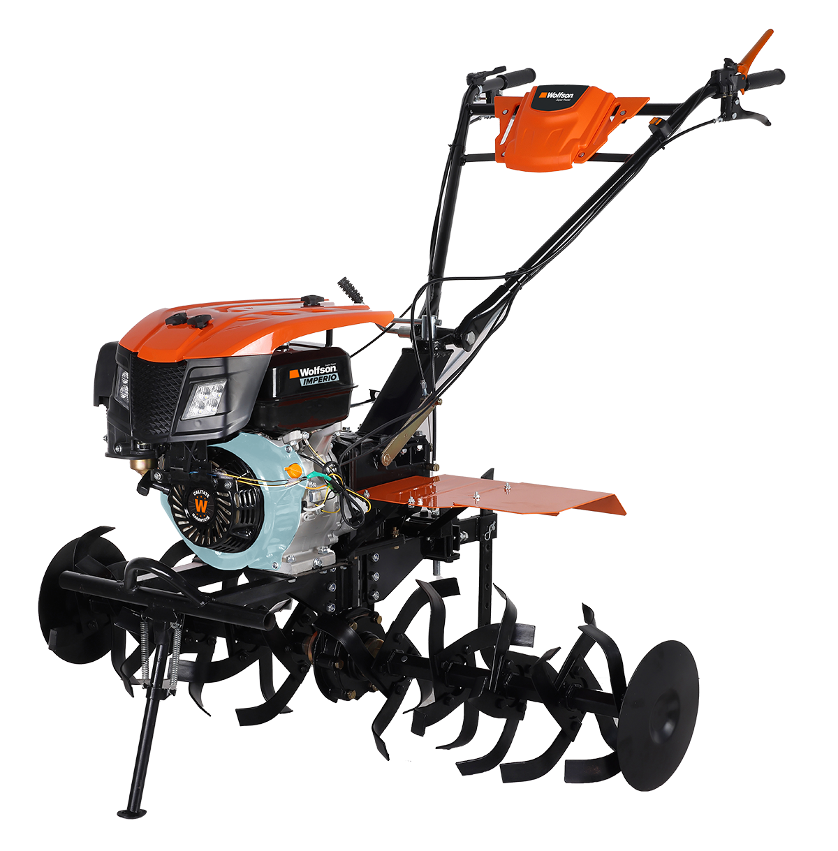 WOLFSON - MOTOCULTOR IMPERIO 15CP CU FAR SI ROTI DE TRANSPORT 6.50X12 PowerTool TopQuality