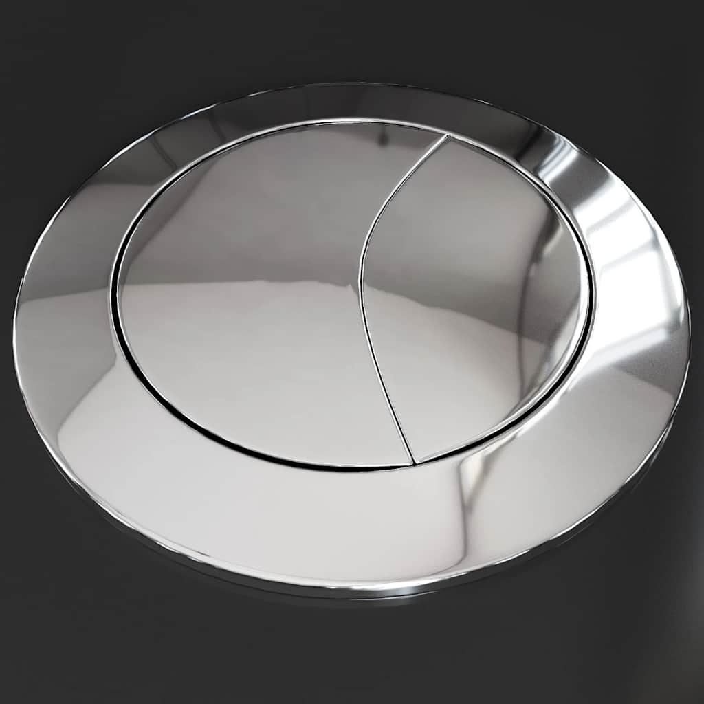 Vas WC toaletă de baie, negru, ceramică, rotund, flux inferior GartenMobel Dekor