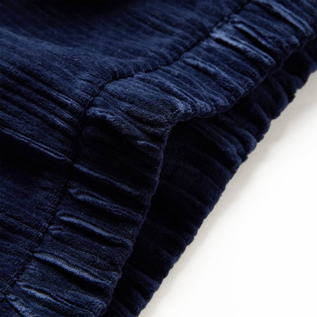 Pantaloni de copii din velur, bleumarin, 92 GartenMobel Dekor