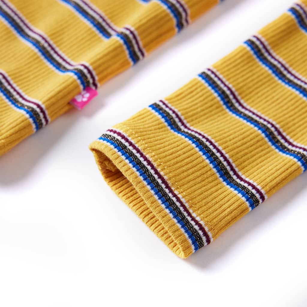 Tricou pentru mâneci lungi pentru copii, ocru, 116 GartenMobel Dekor