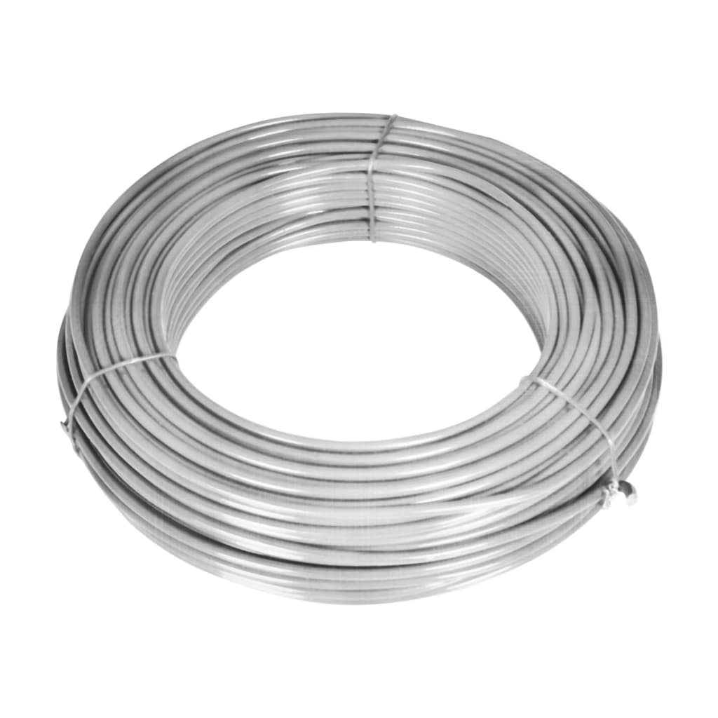 Gard din plasă cu stâlpi și țăruși, 15 x 1 m, oțel galvanizat GartenMobel Dekor