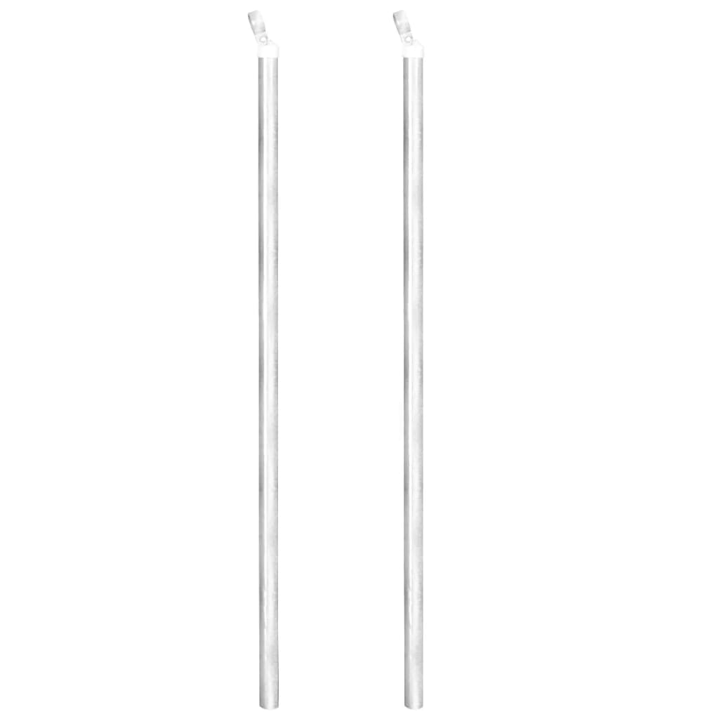 Gard din plasă cu stâlpi și țăruși, 15 x 1 m, oțel galvanizat GartenMobel Dekor