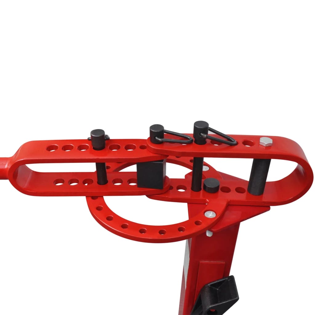 Mașină de îndoit țevi de oțel, acționată manual, montată pe banc GartenMobel Dekor