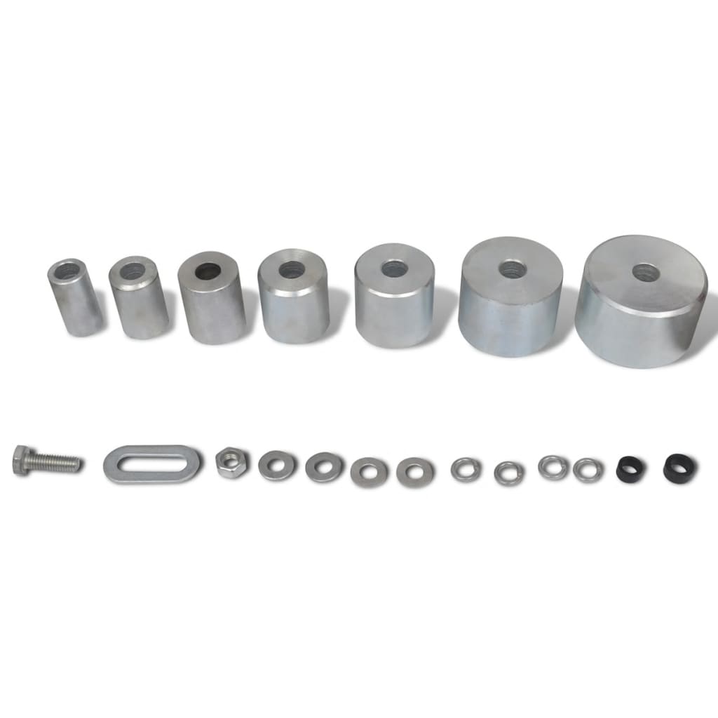 Mașină de îndoit țevi de oțel, acționată manual, montată pe banc GartenMobel Dekor