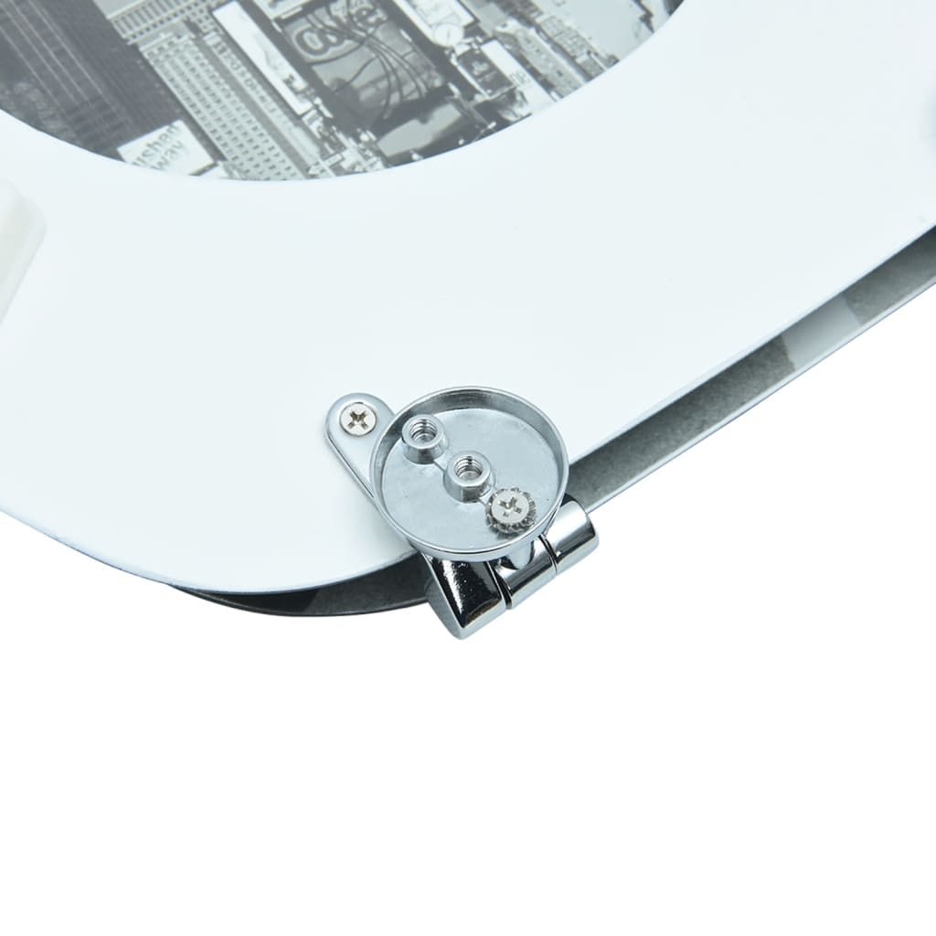 Scaun de toaletă cu capac din MDF, design din porțelan GartenMobel Dekor