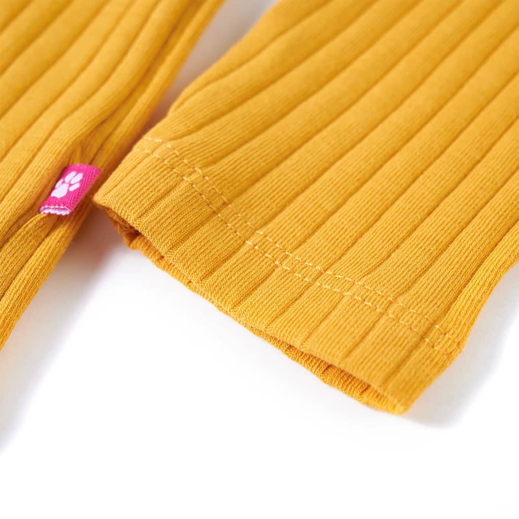 Tricou pentru mâneci lungi pentru copii, ocru, 116 GartenMobel Dekor