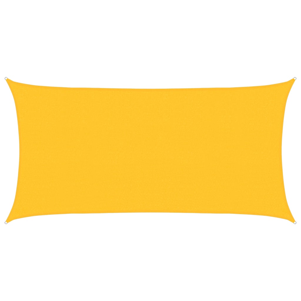 Pânză parasolar galben dreptunghiular 2x3,5 m HDPE 160 g/m² GartenMobel Dekor