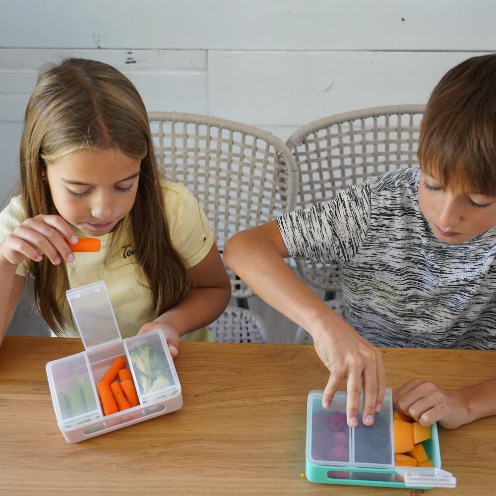 CUTIE SNACK 3 COMPARTIMENTE, MELII, PINE GREEN SuperHeroes ToysZone