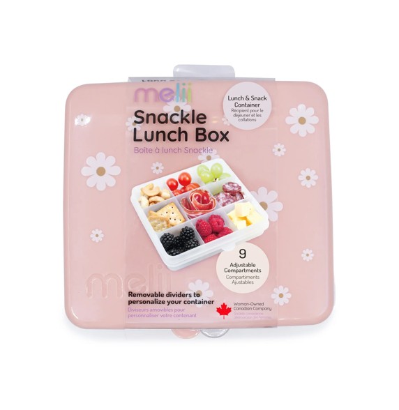 CUTIE SNACK 9 COMPARTIMENTE, MELII, DAISY PRINT SuperHeroes ToysZone