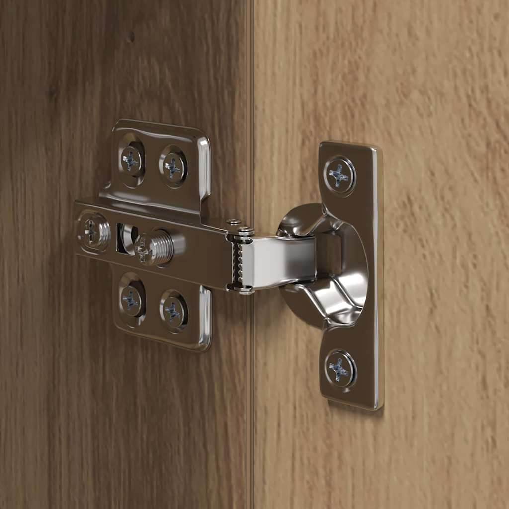 Set comodă TV Pe perete 8 pcs Stejar Artizanal Lemn compozit GartenMobel Dekor