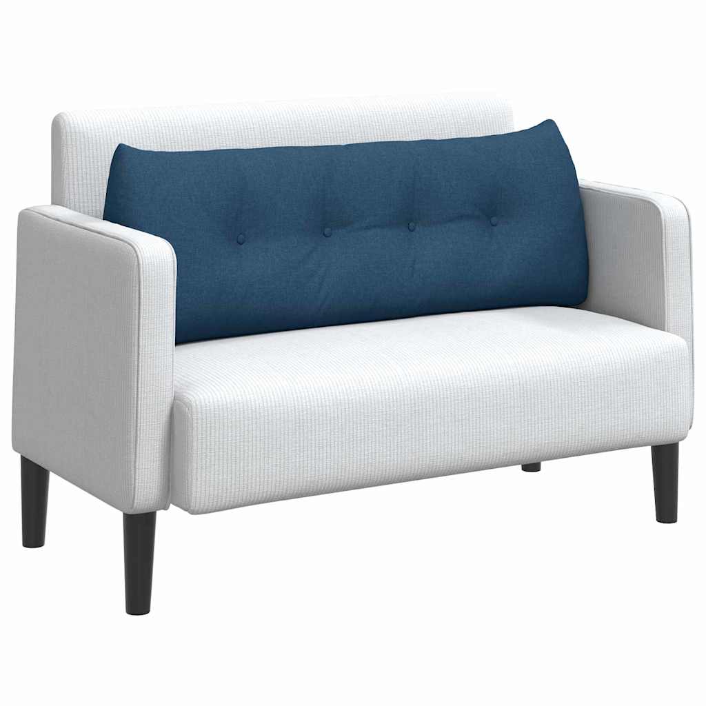 Perna pentru spate albastru 140 x 24 x 50 cm țesătură GartenMobel Dekor