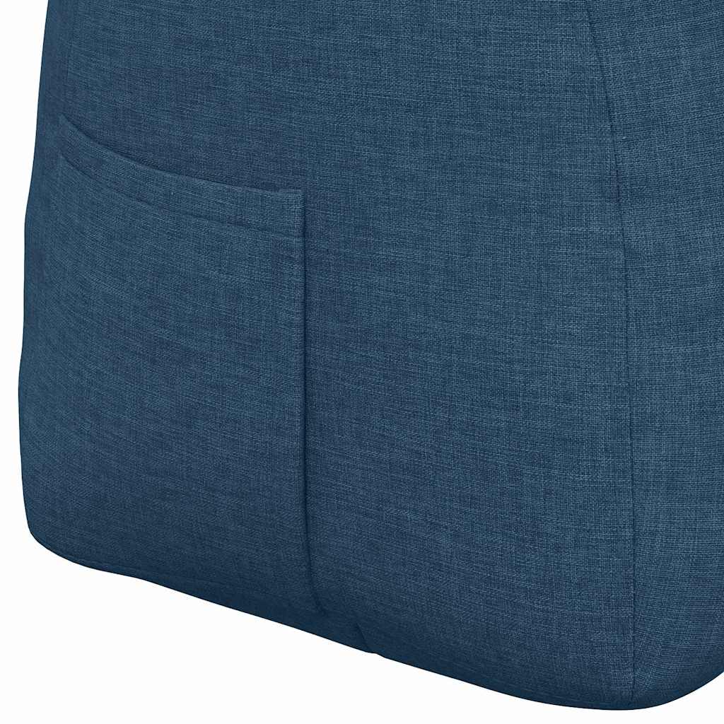 Perna pentru spate albastru 140 x 24 x 50 cm țesătură GartenMobel Dekor