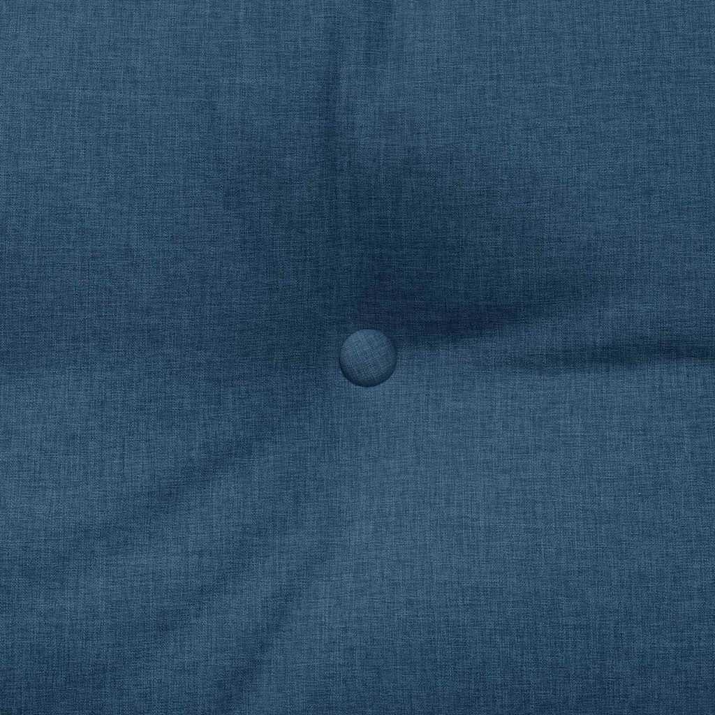 Perna pentru spate albastru 140 x 24 x 50 cm țesătură GartenMobel Dekor