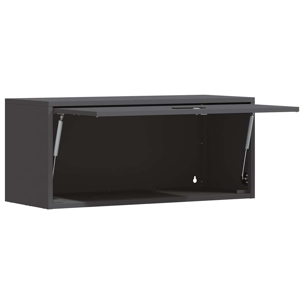 Dulap de perete pentru garaj Negru 80 x 33 x 35 cm GartenMobel Dekor