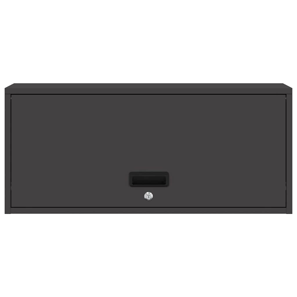 Dulap de perete pentru garaj Negru 80 x 33 x 35 cm GartenMobel Dekor