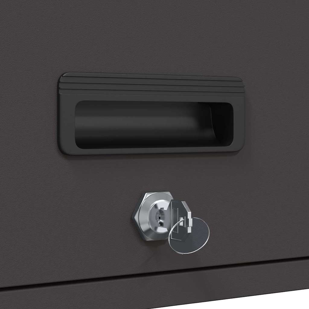 Dulap de perete pentru garaj Negru 80 x 40 x 53 cm GartenMobel Dekor