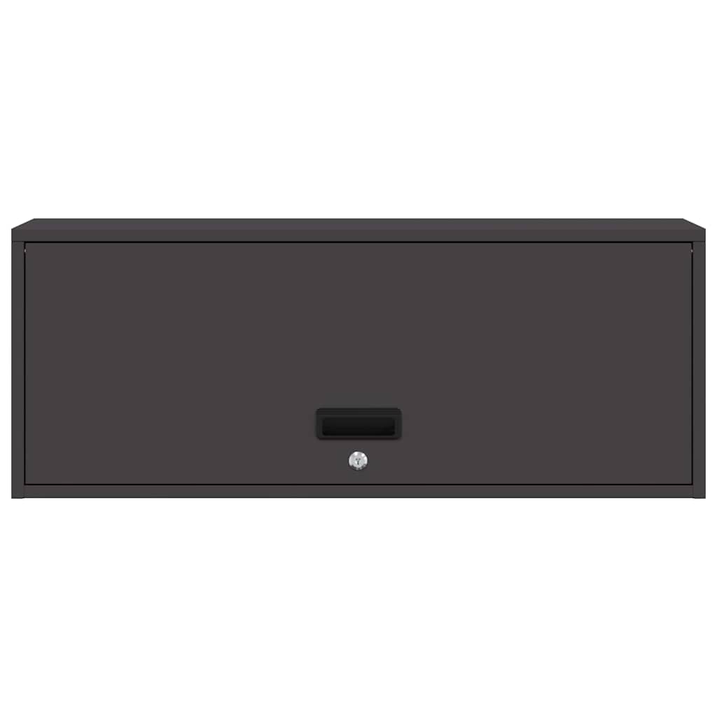 Dulap de perete pentru garaj Negru 90 x 33 x 35 cm GartenMobel Dekor