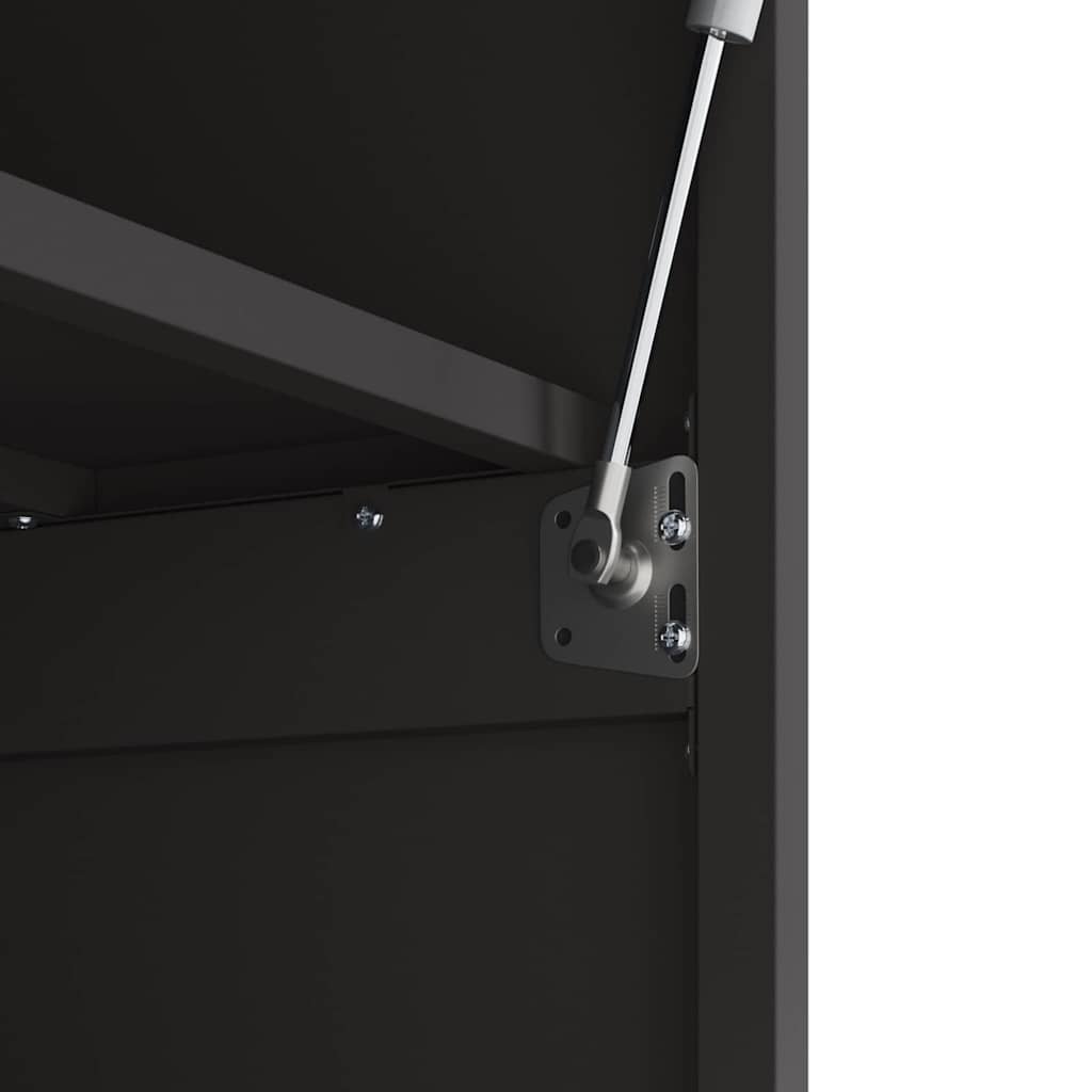 Dulap de perete pentru garaj Negru 90 x 40 x 53 cm GartenMobel Dekor