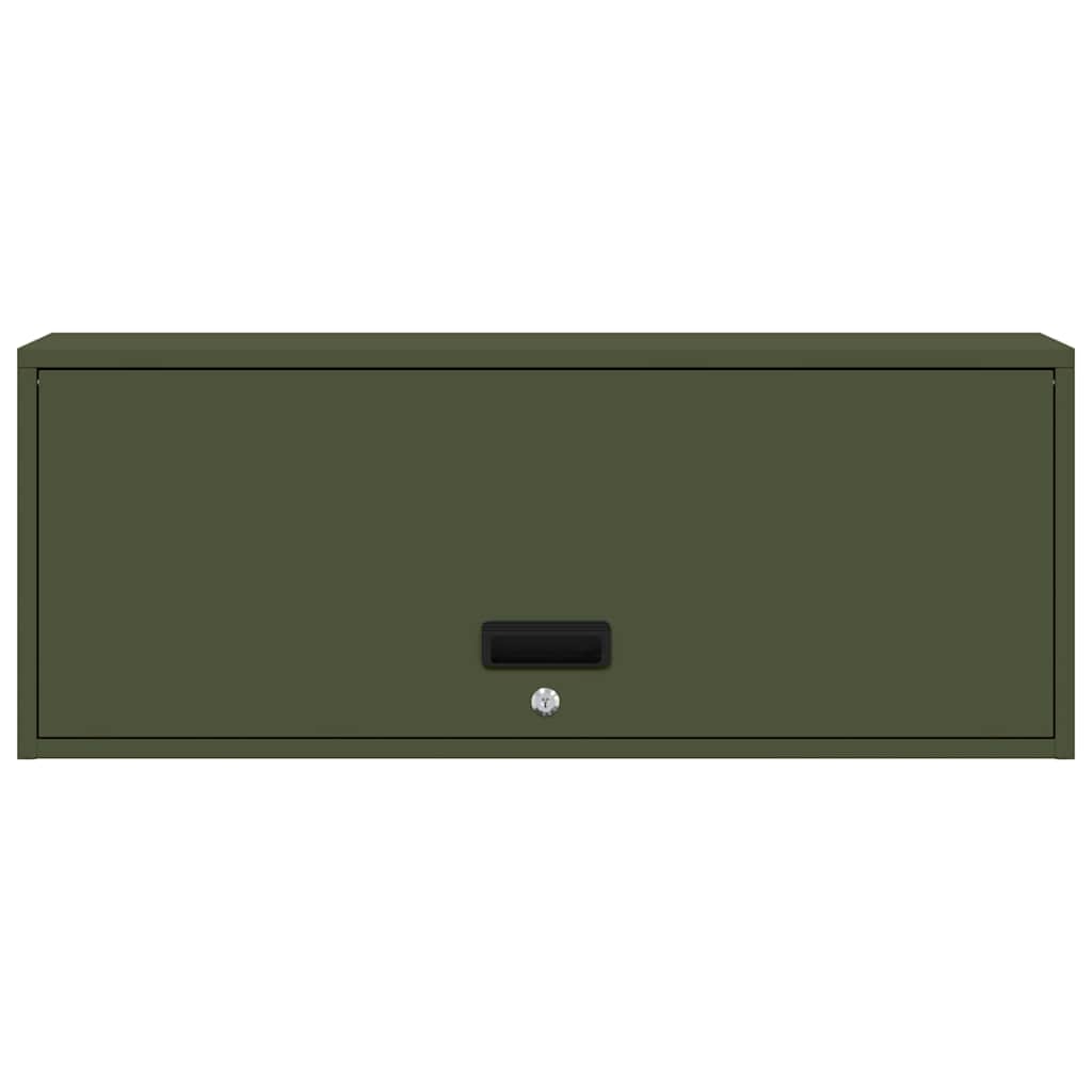 Dulap de perete pentru garaj Olivengrønn 90 x 33 x 35 cm GartenMobel Dekor