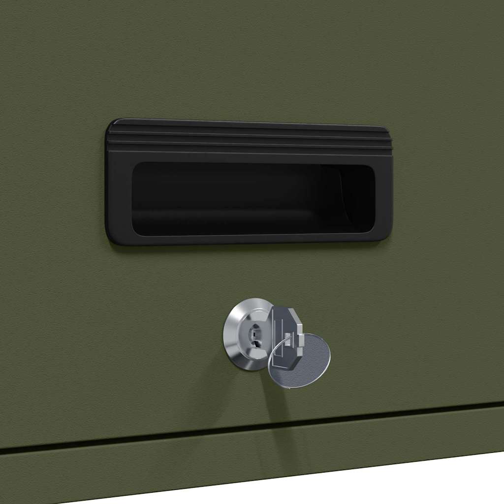 Dulap de perete pentru garaj Olivengrønn 90 x 33 x 35 cm GartenMobel Dekor